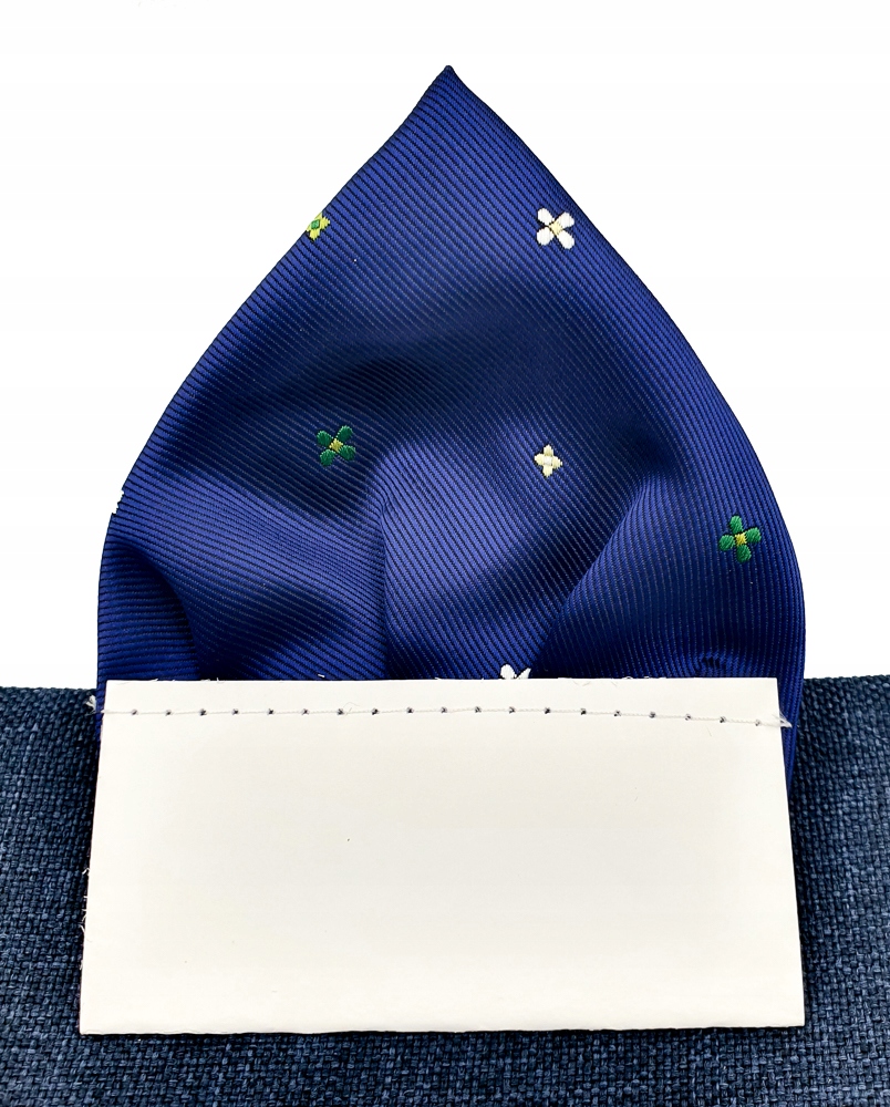 Żakardowa poszetka wypustka do kieszeni marynarki! Marka CGM