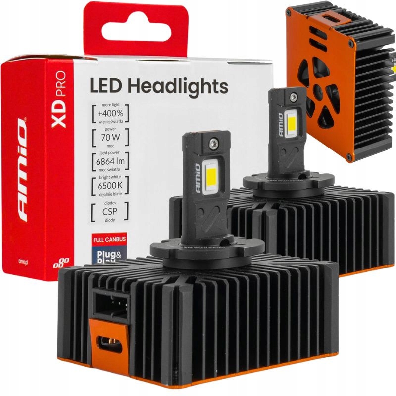 Automobilové Žárovky D5S Led XD Pro Full Canbus 2KS +400% Svetlo