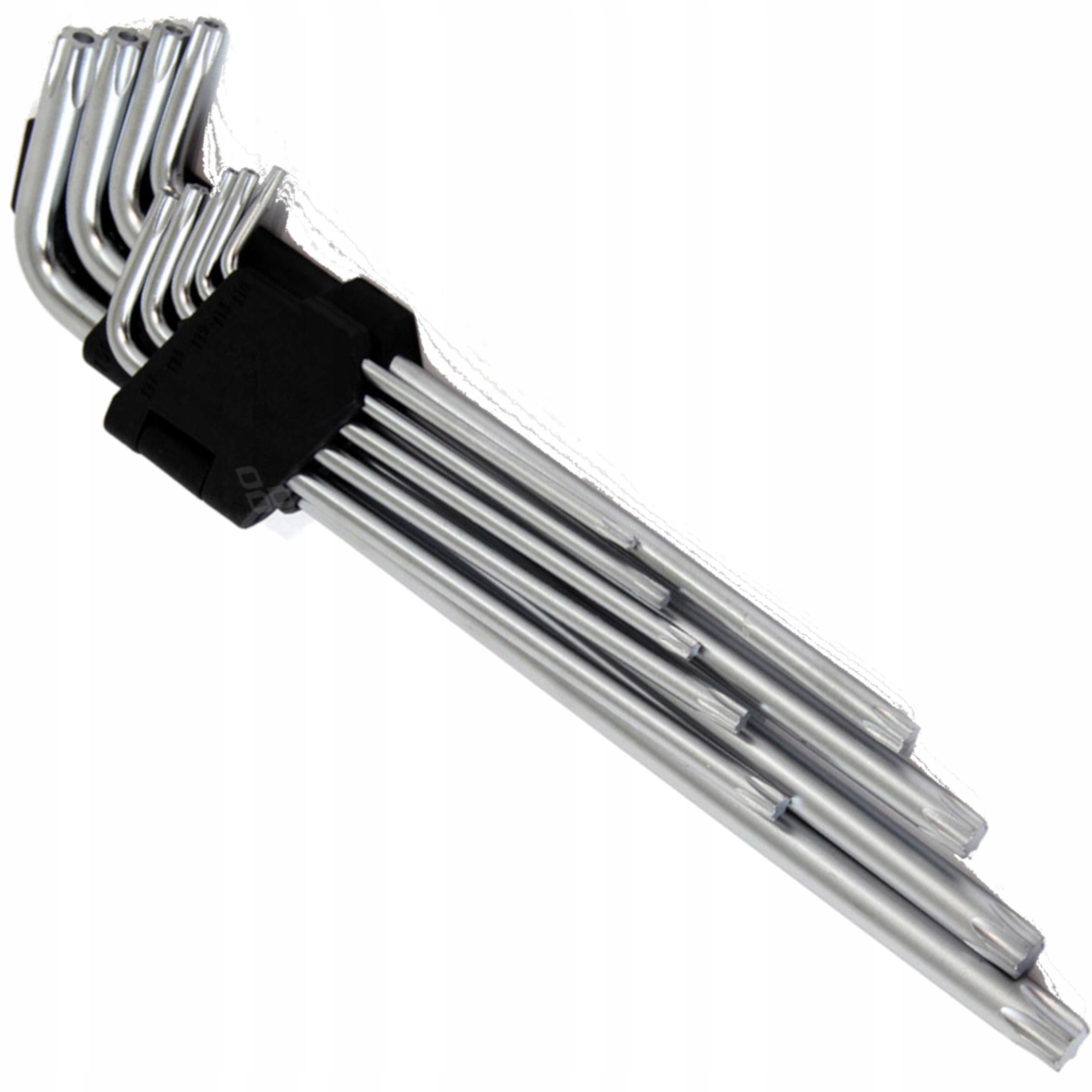 Klucze Torx długie 230 mm 9 szt. Tkl AMIO-01039 Auto Motocykl Rower