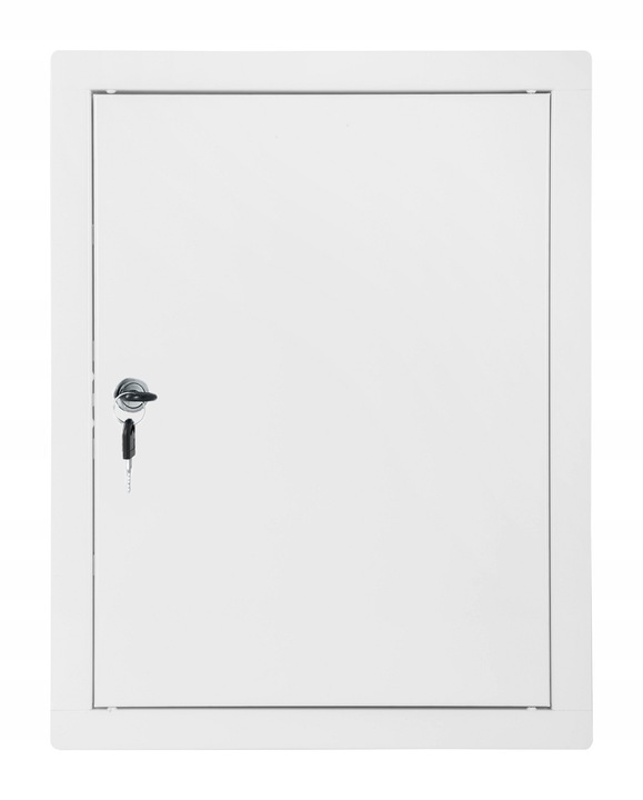 

Drzwiczki Metalowe Rewizyjne Białe Klucz 30x40