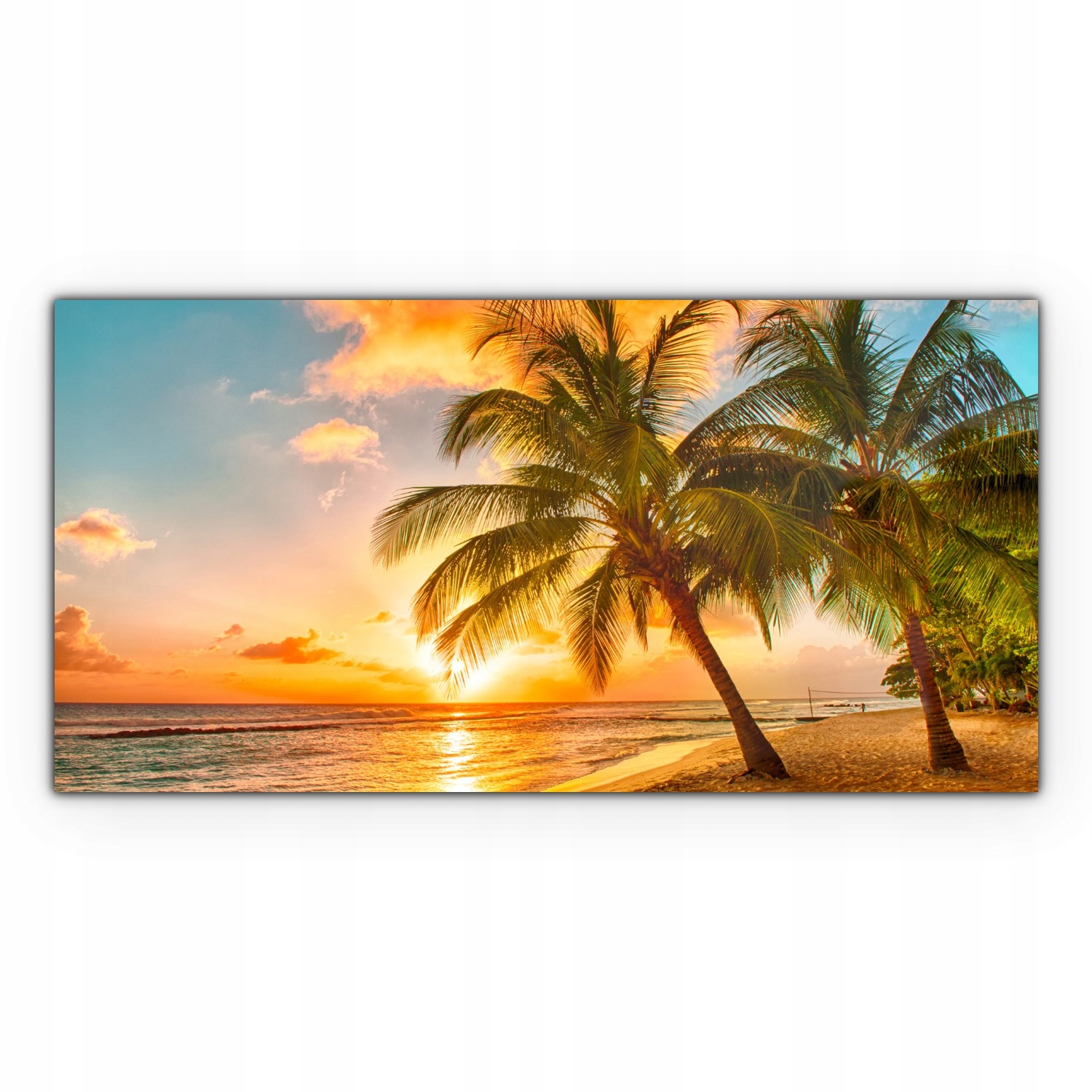 

Canvas do sypialni 140x70 Tropiki Plaża Barbados