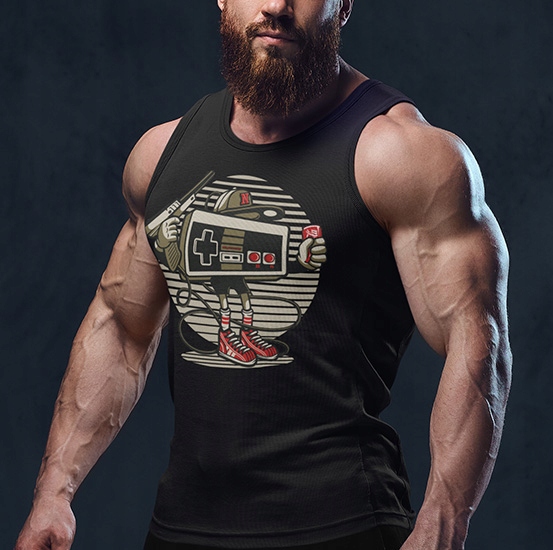 TANK TOP ANIMOWANE LET`S PLAY Marka inna