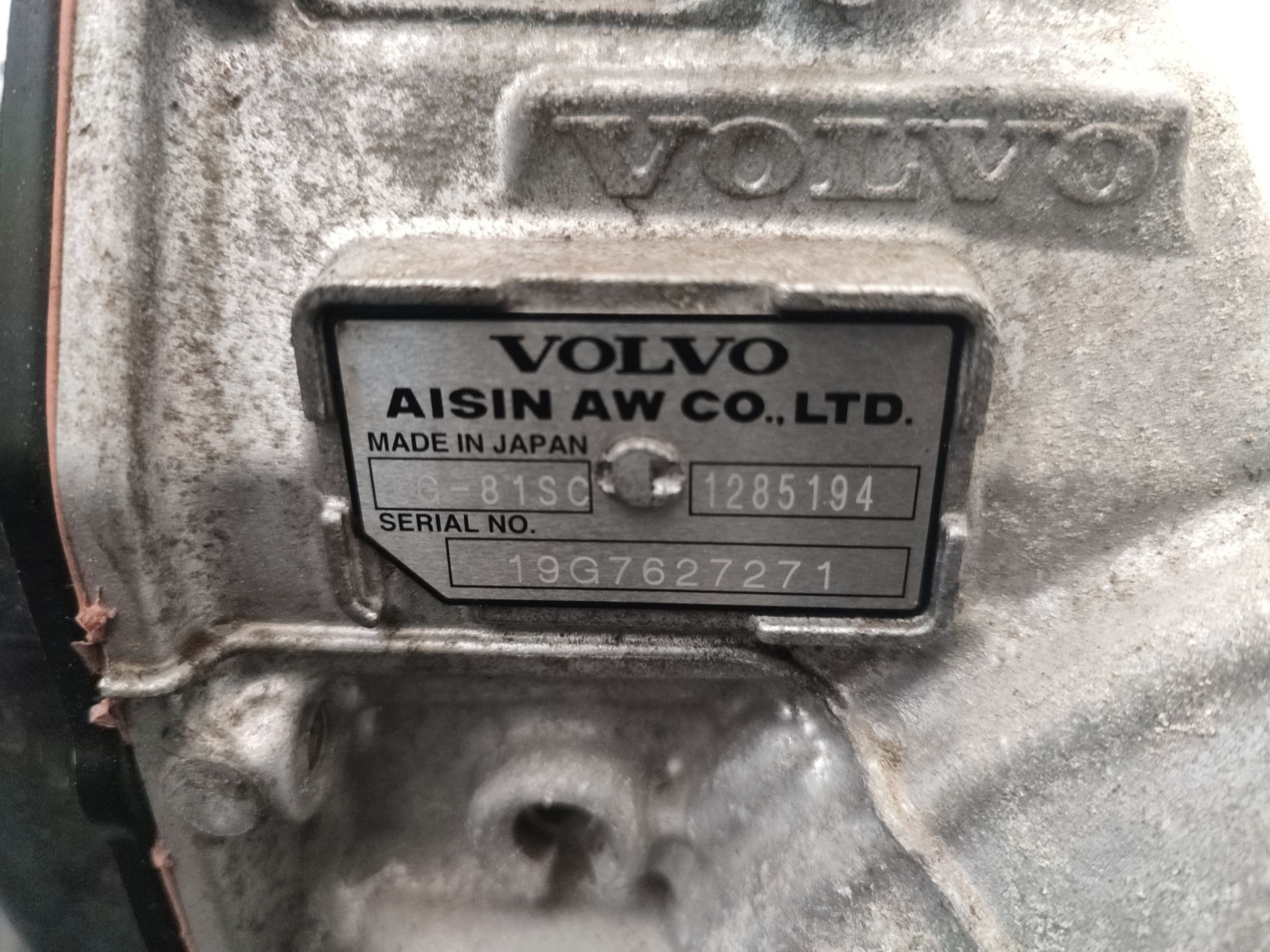 gearbox, AUTOMAT VOLVO V90 II 2.0 T4 190KM 1285194 TG-81SC 99 thousand