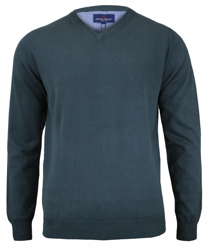 

Ciemny Szary Męski Sweter Adriano Guinari- M