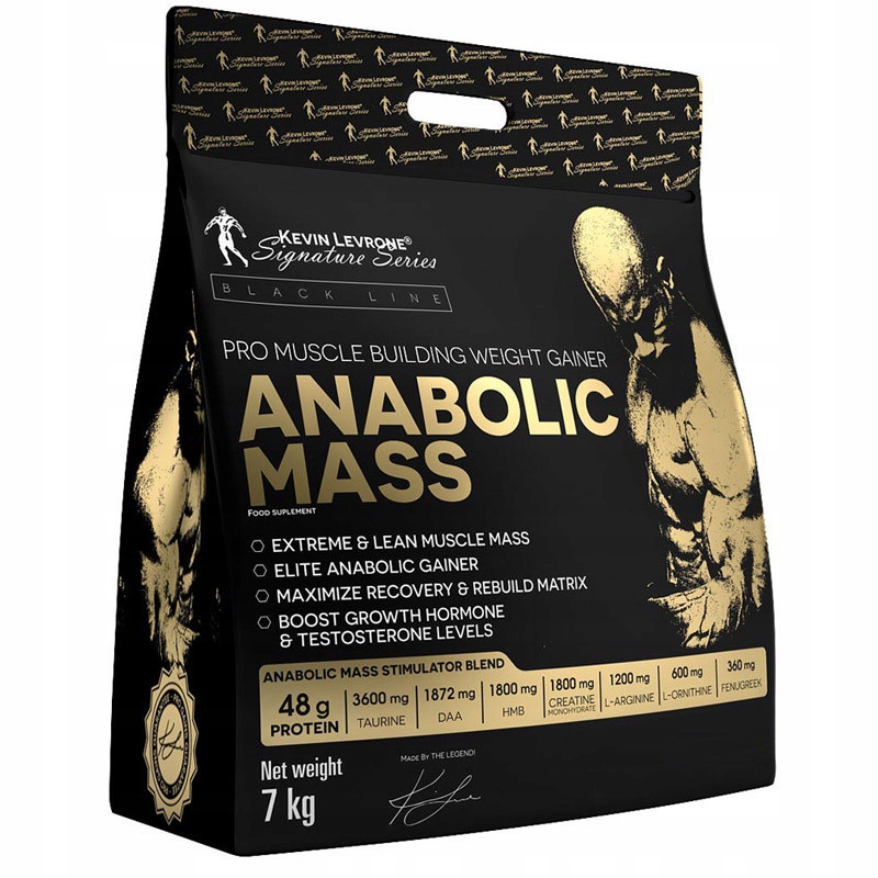 Kevin Levrone Anabolic Mass 7000 g Vanilla – budování svalové hmoty Gainer