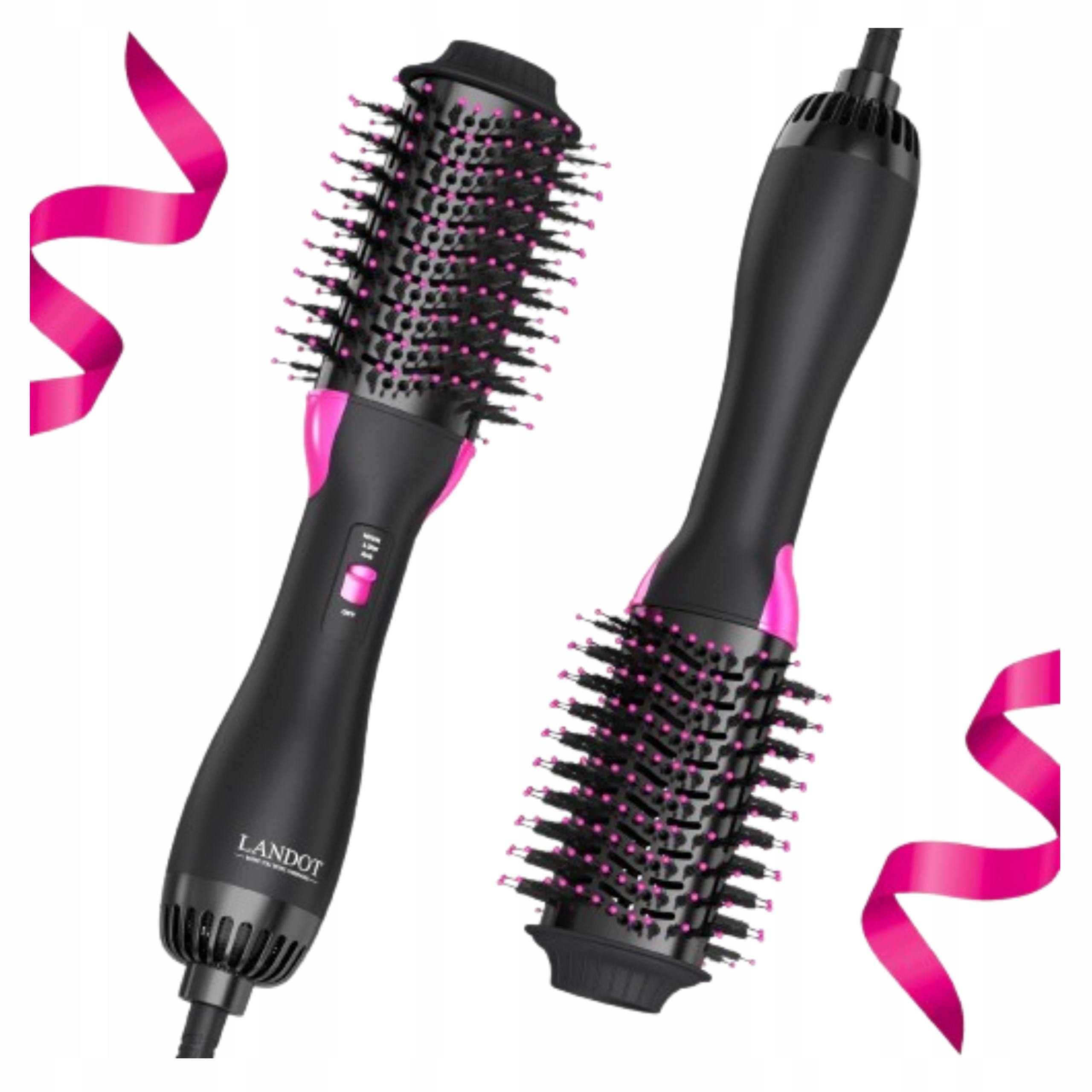 Kartáč na vlasy na horký vzduch Ionový Okragla pro styling