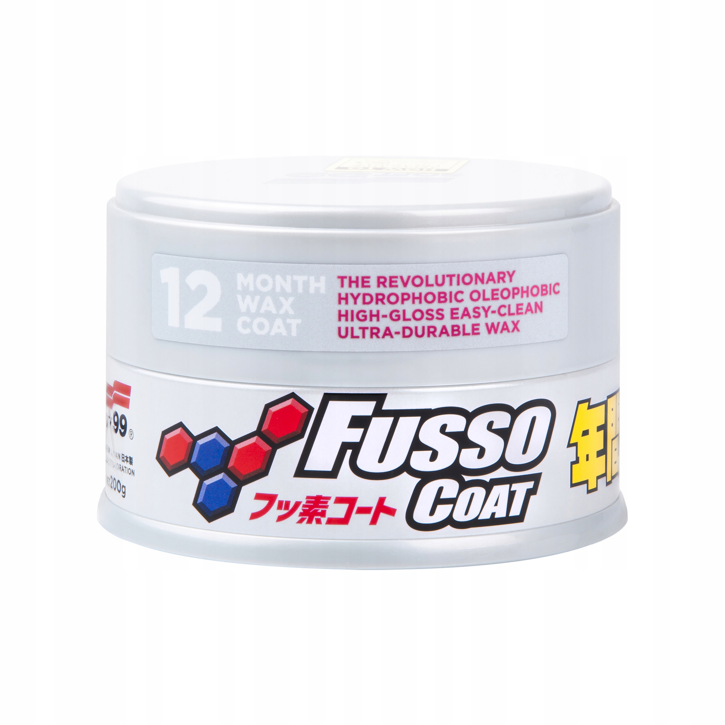 Twardy wosk SOFT99 New Fusso Coat 12 Months Wax Light 200g