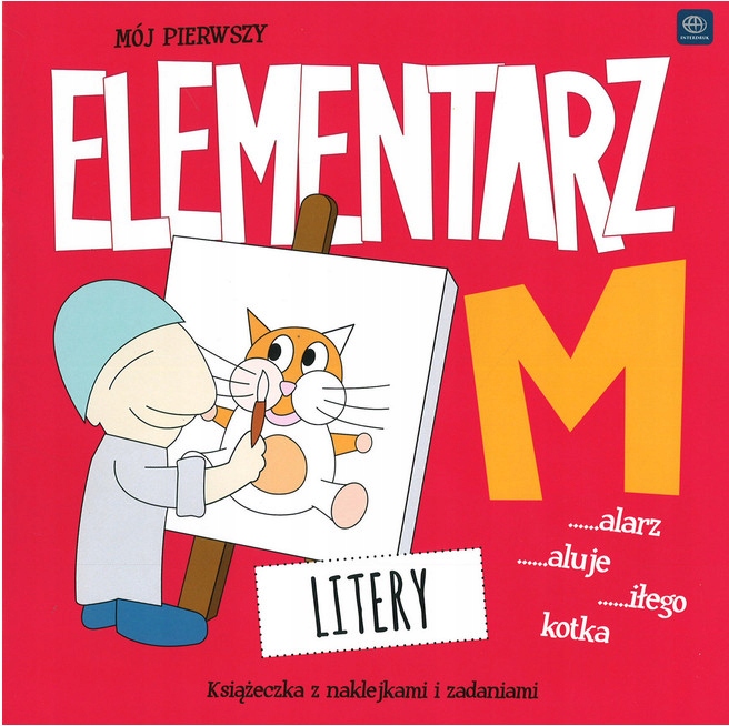

Kolorowanka z naklejkami Interdruk Litery