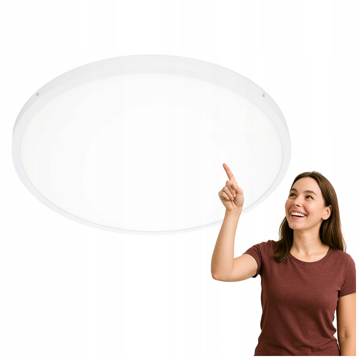 Stropné Svietidlo Pelaro 60 cm 36 W biela, moderná Italux