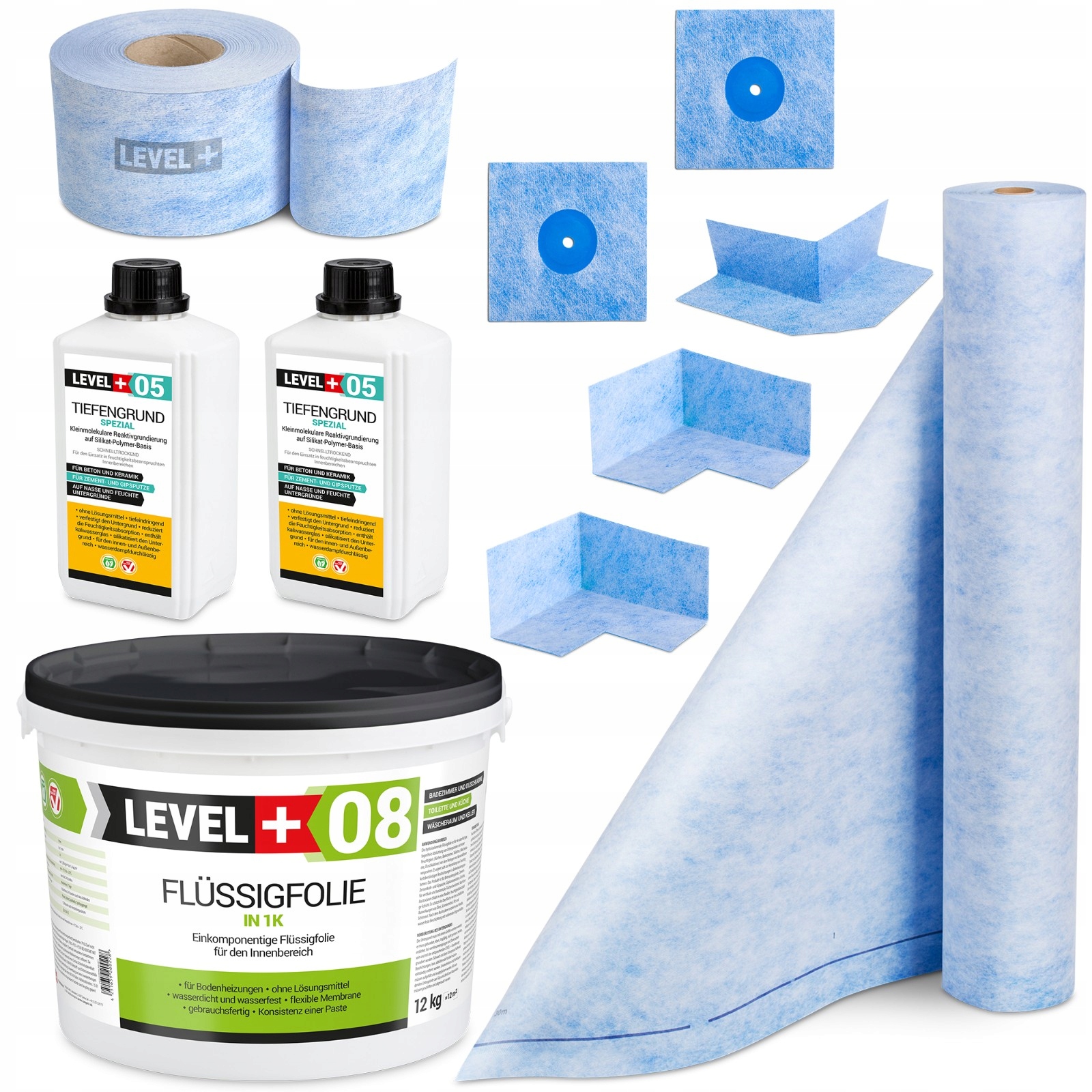 Fólie 12 kg páska 20 m Hydroizolační rohož 2 m Grunt