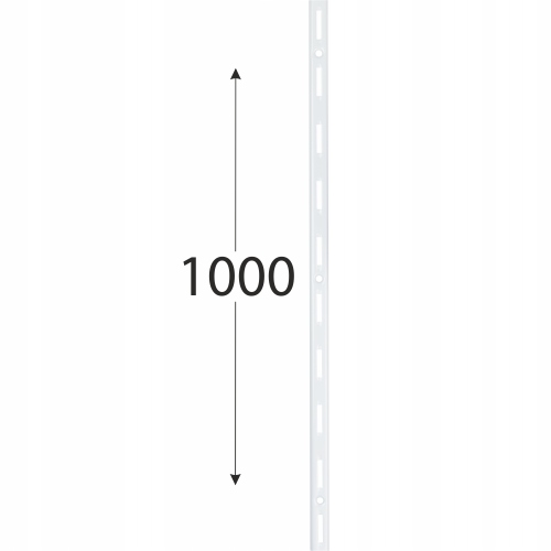 

Listwa Szyna Pojedyncza Systemu Regałowego 100cm