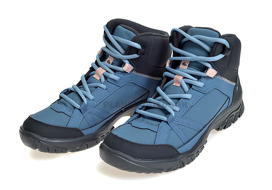 BUTY TURYSTYCZNE TREKKINGOWE DAMSKIE MOCNE QUECHUA Materiał zewnętrzny inny