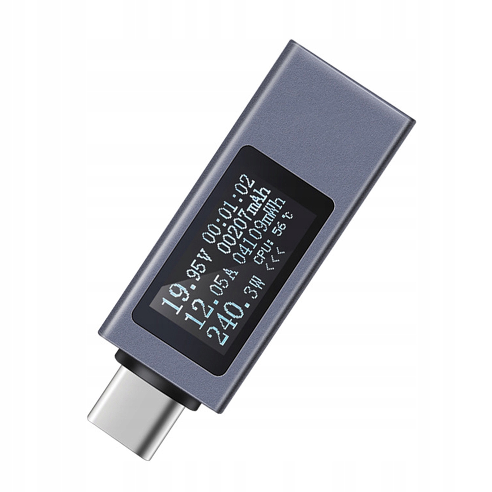 Tester ładowania telefonu typu-C Pd prąd stały woltometr miernik 70