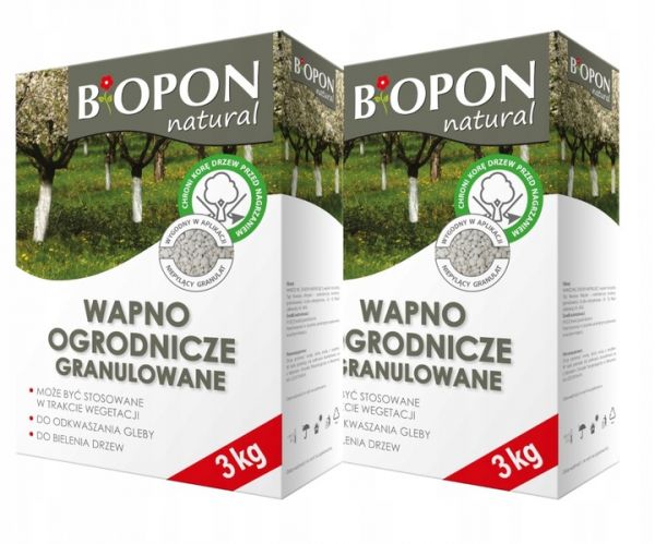 

Wapno granulowane do odkwaszania malowania 3kg x 2
