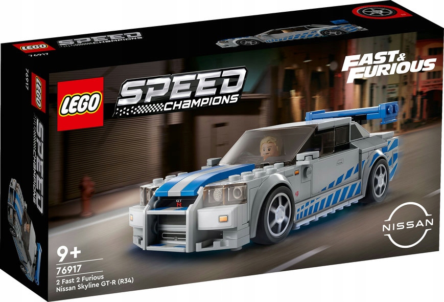 Lego 76917 Speed Champions Nissan Skyline Gt-r (R34)
