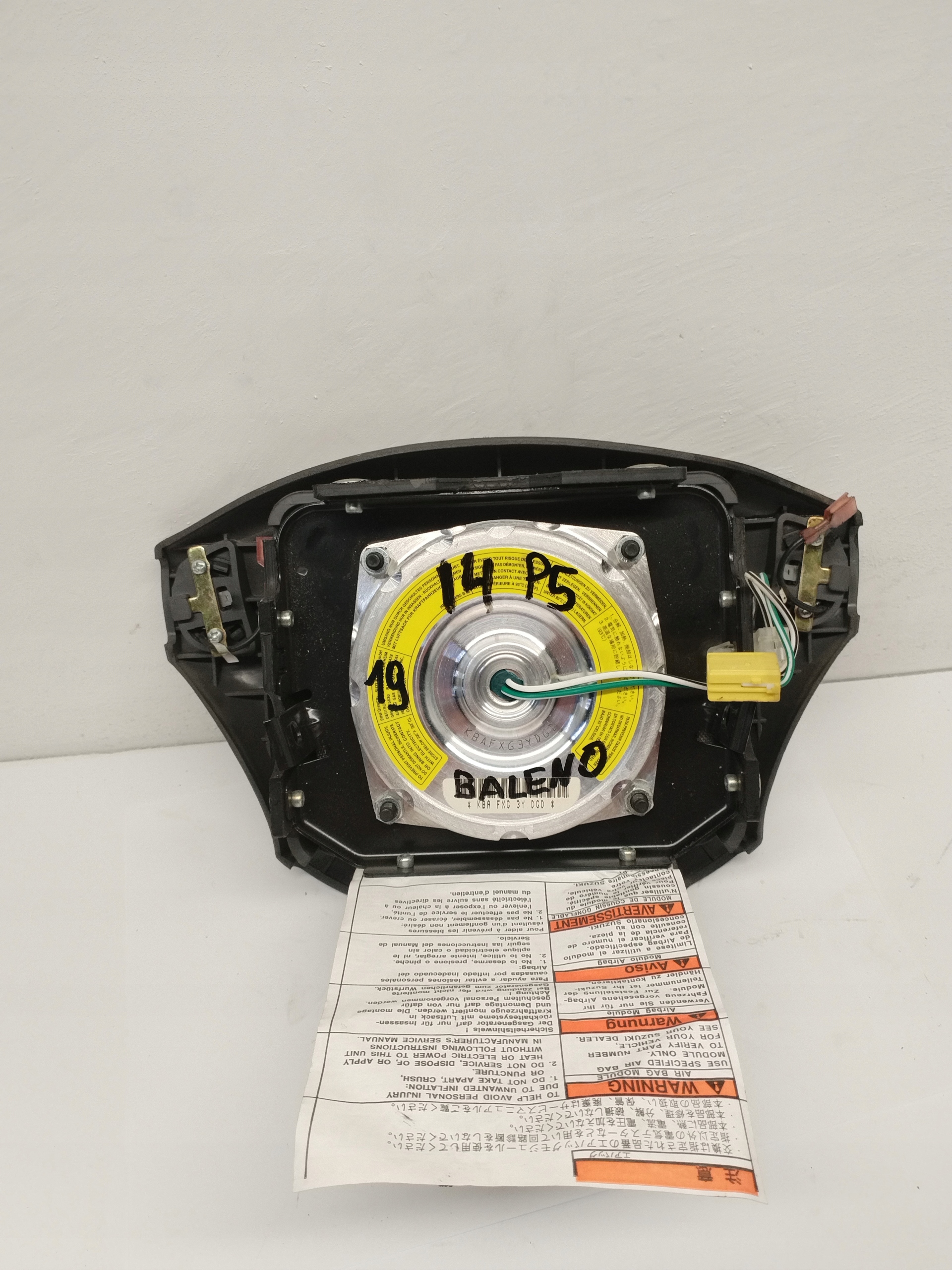 airbag airbag driver´s Suzuki Baleno 4815060G70