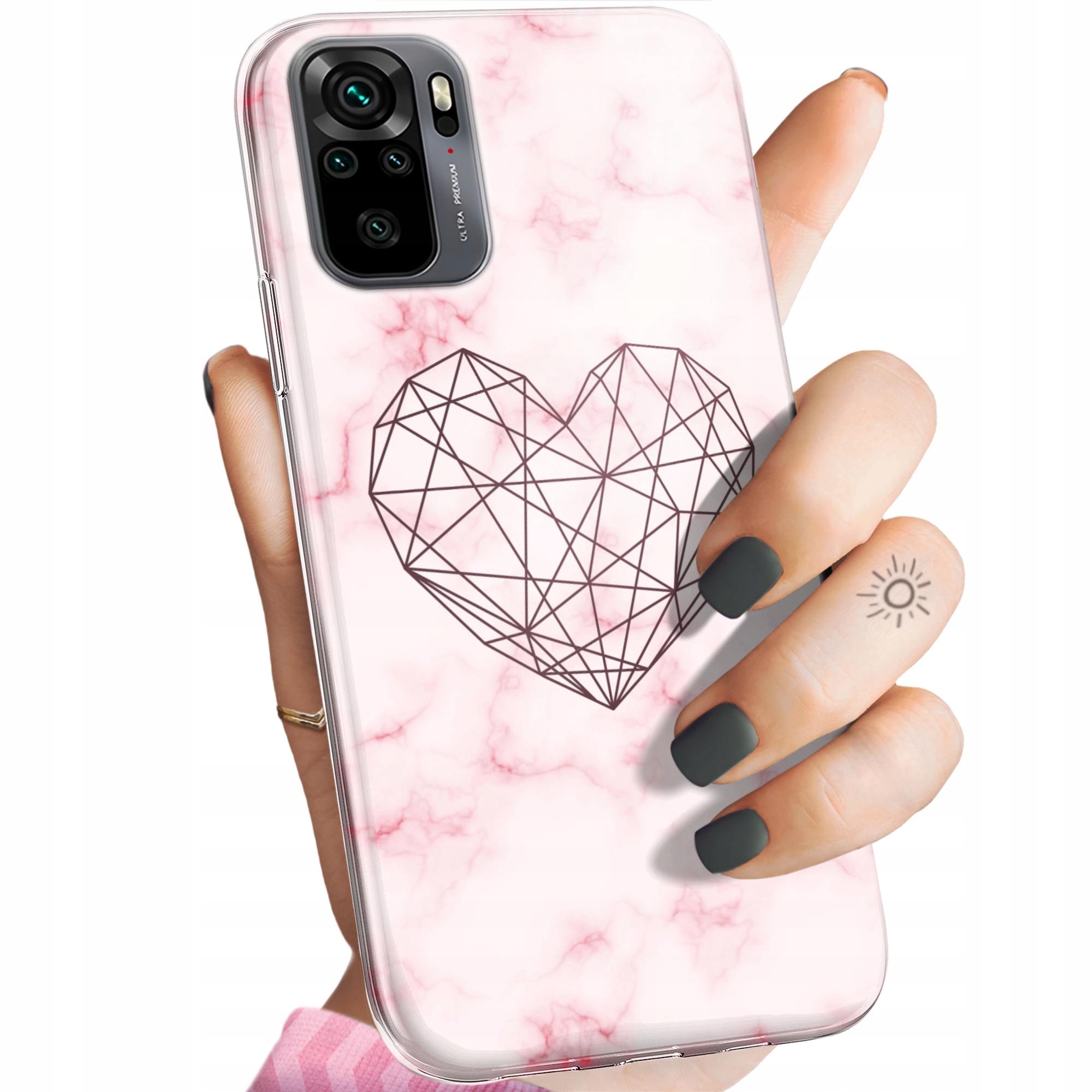 Etui Do Xiaomi Redmi Note 10 Serce Serduszka Miłość Obudowa Pokrowiec