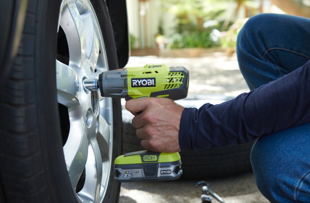Klucz udarowy RYOBI R18IW3-0 + Aku 5Ah + ładowarka Marka Ryobi