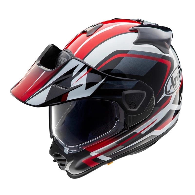 Motocyklová prilba Arai TOUR-X5 Discovery Red červená čierna biela Darčeky