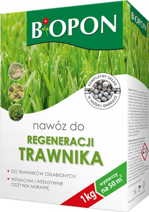 

Biopon Nawóz do regeneracji trawnika 1kg Npk