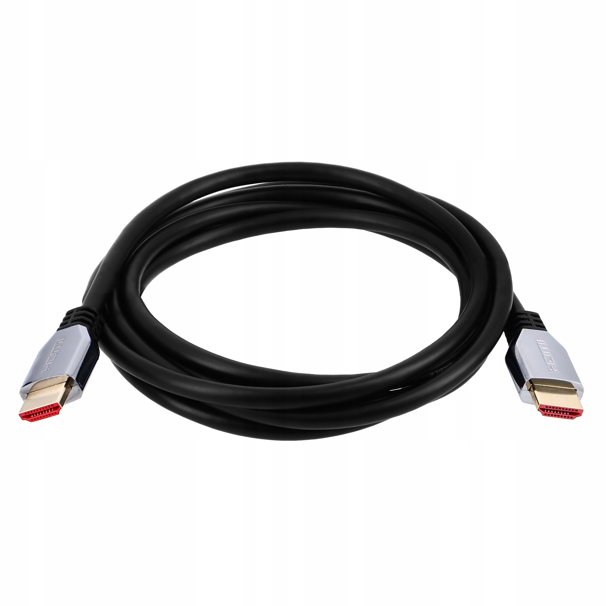 KABEL HDMI 2.1 1M ULTRA HIGH SPEED ETHERNET 8K 4K 120HZ CYNKOWA OBUDOWA Marka PAWONIK