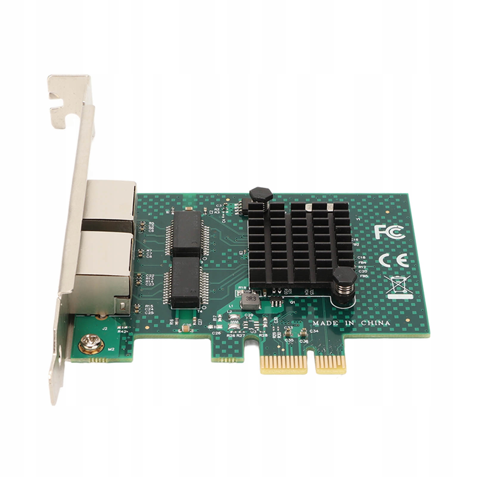 Ethernetová karta Pcie X1 BCM5720 Gigabit duální