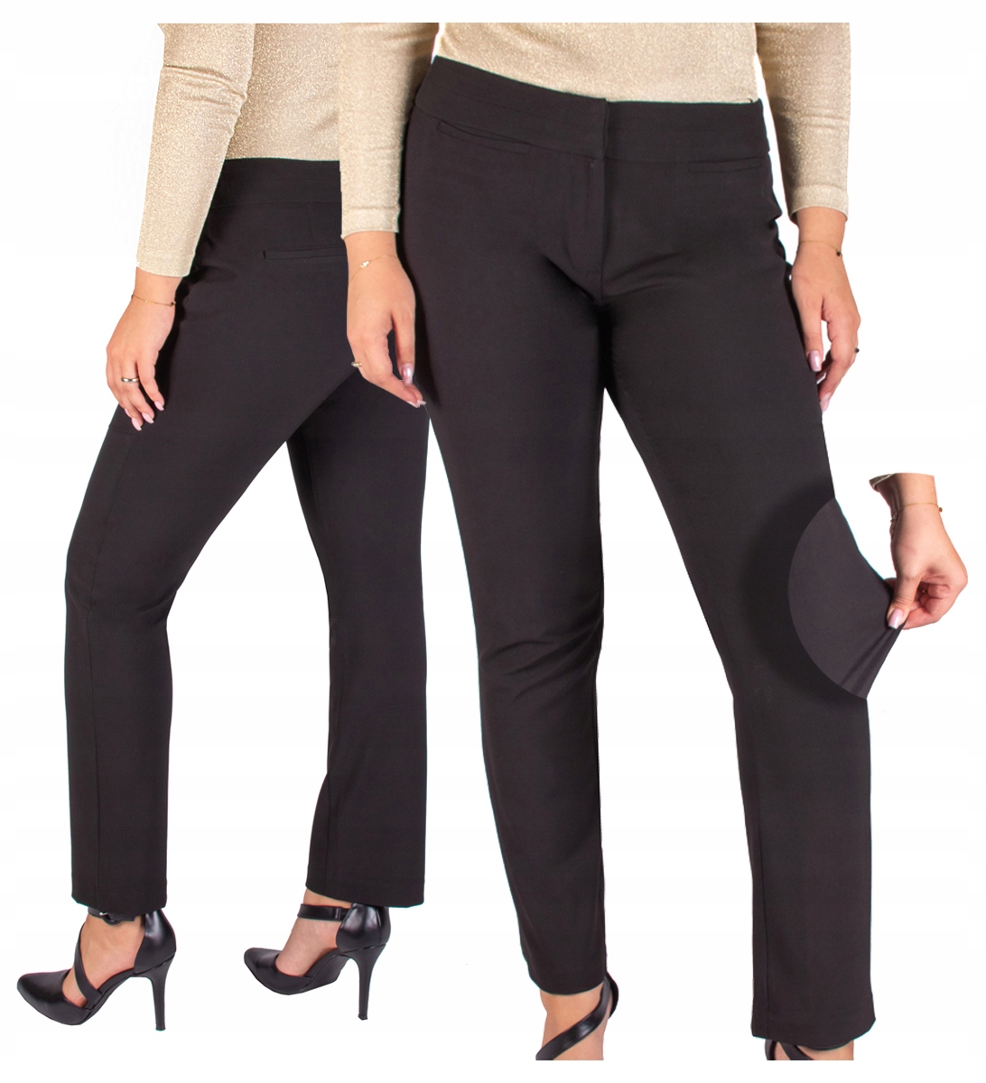 Firi elegantní dámské kalhoty Velké Velikosti s vysokým pasem 56 /31