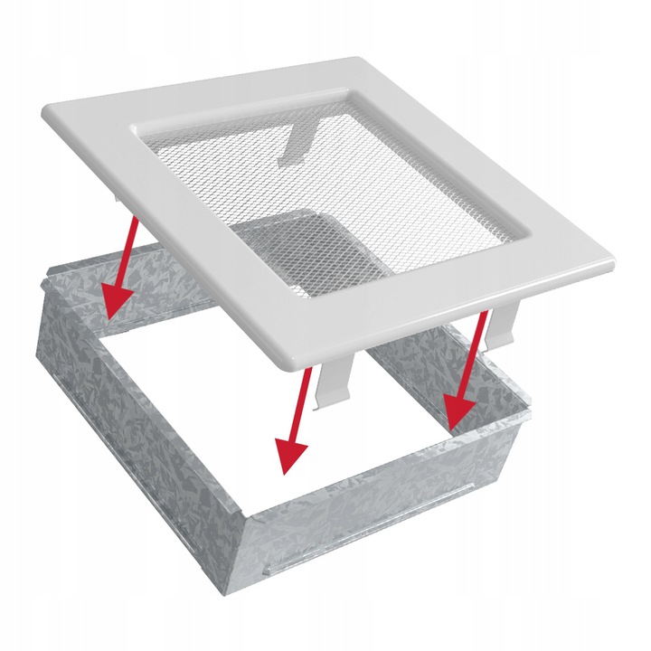 KRATKA KOMINKOWA WENTYLACYJNA 17X37 CZARNA Marka Kratki
