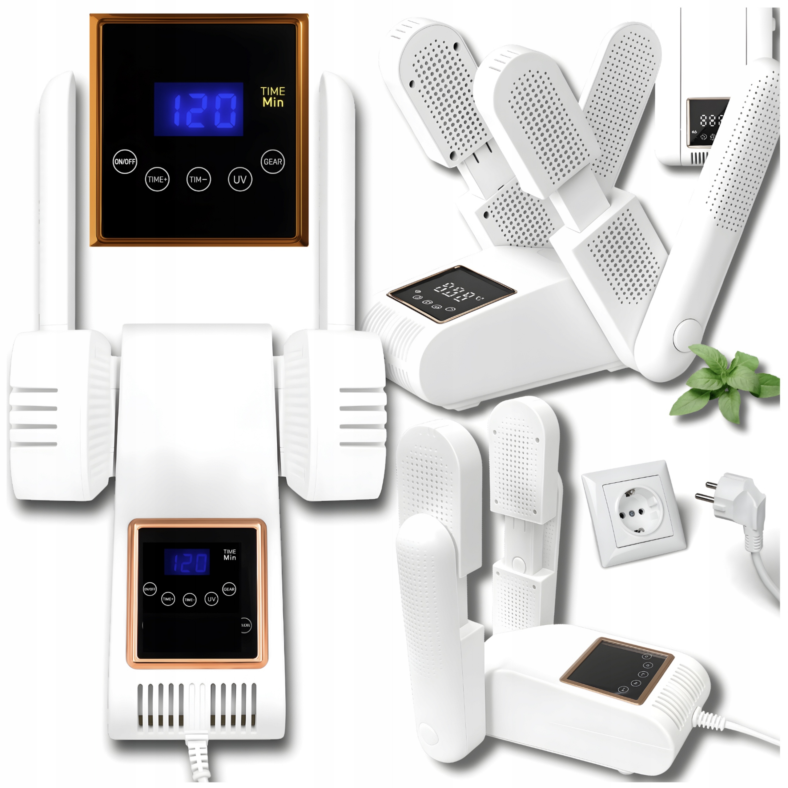 Suszarka Do Butów Z Funkcją Sterylizacji Uv Duża Mocna Wydajna Dwuramienna