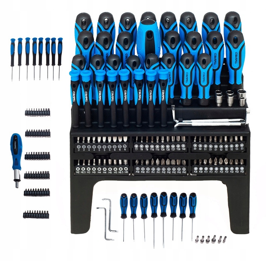 НАБІР 100-EL ВИКРУТКИ ВИКРУТКИ БІТИ СТЕНД