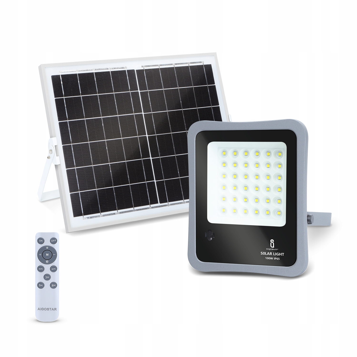 

Panel Solarny Lampa Latarnia Halogen Led 100W Pilo