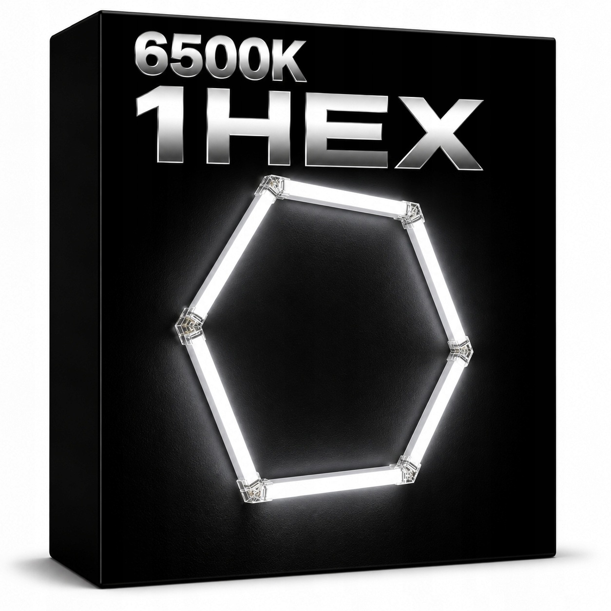 Jeden medová plástev HEX1 Led černý 42W 6500K 92x79 Cm salon studio