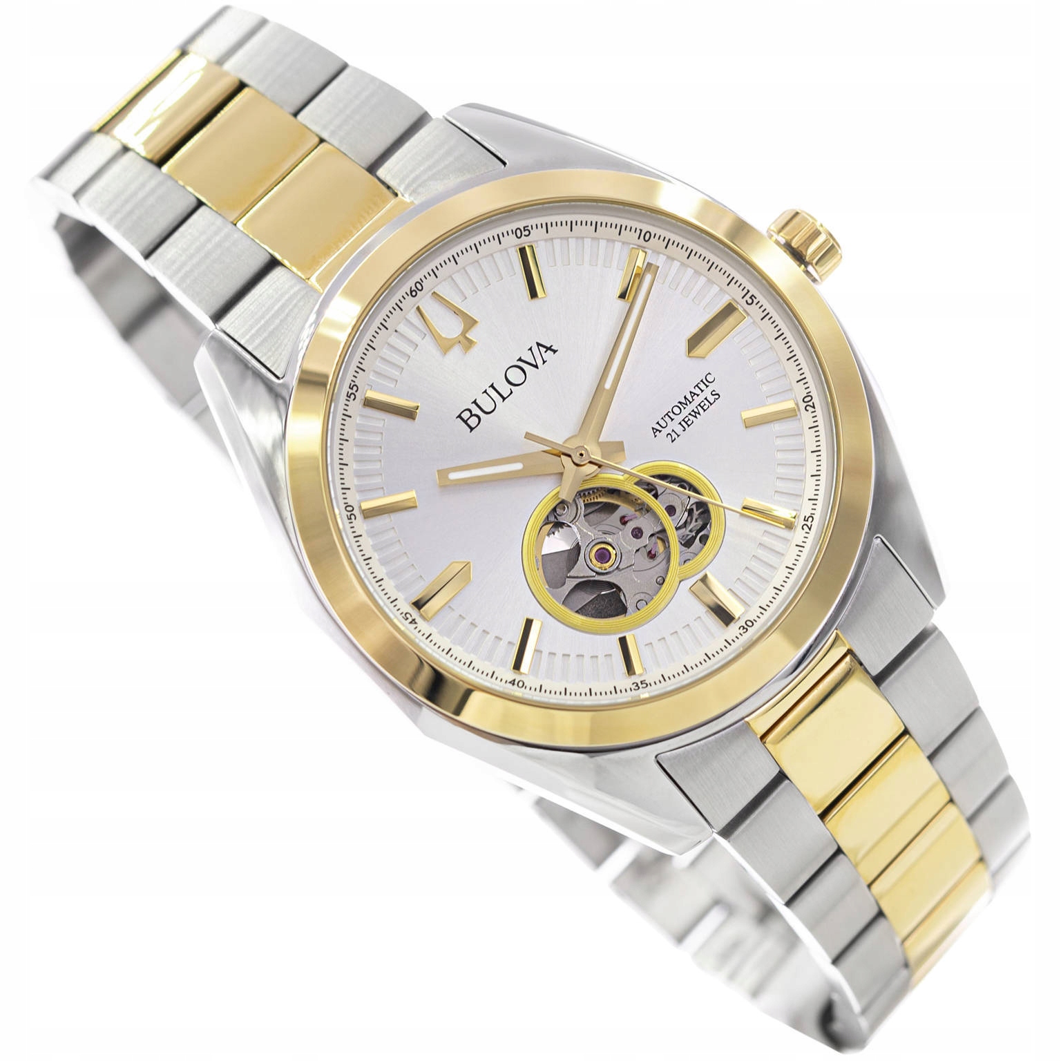 Pánské Hodinky Bulova 98A284 S Otevřeným Srdcem