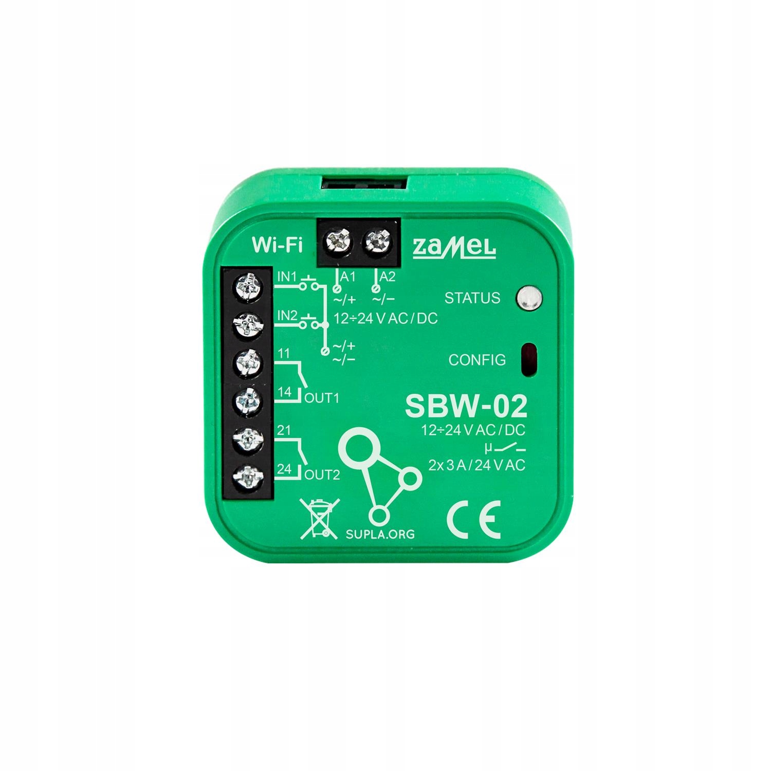 Moduł sterowania bramami WiFi SUPLA SBW-02 inteligentny dom smart home
