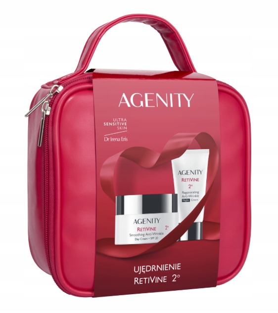 Agenity 2 Retivine kosmetyczką, Krem na dzień 50ml+ krem na noc 25ml