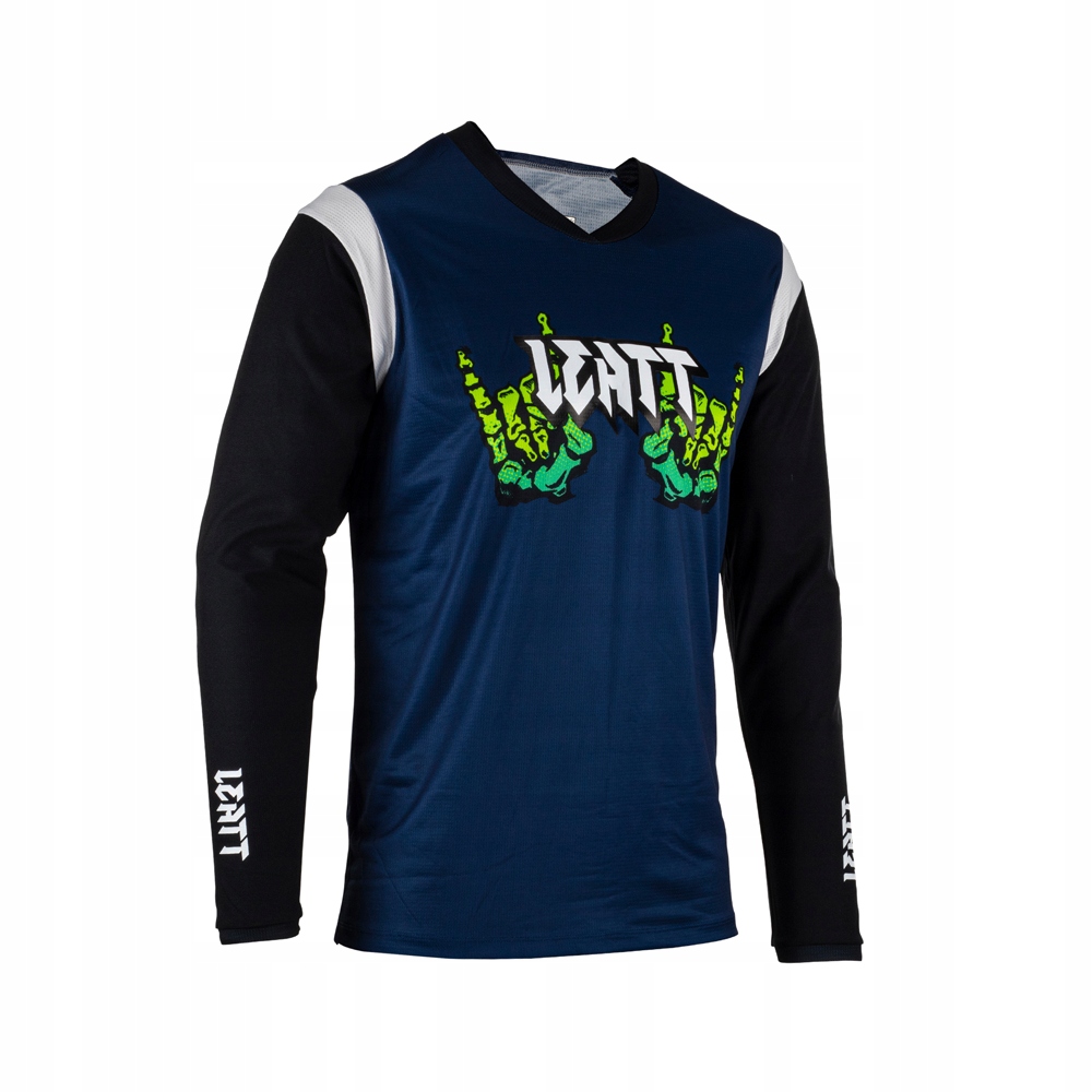 Leatt Cyklistický dres Mtb Gravity 3.0 Jersey Zombie Barva Tmavě modrá Rozmě