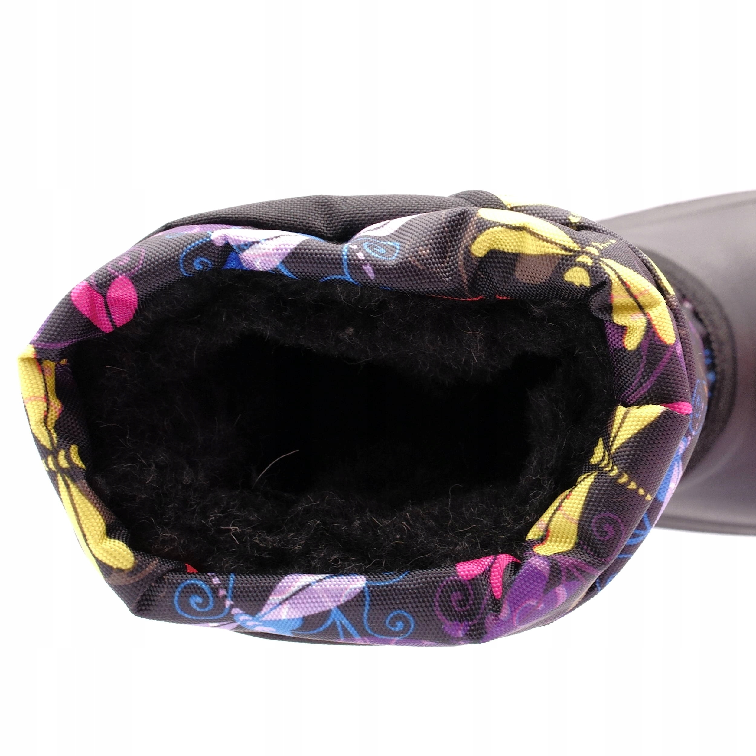 ŚNIEGOWCE PIANKOWE DZIECIĘCE BUTY ZIMOWE WEŁNA 27 Kolor wielokolorowy