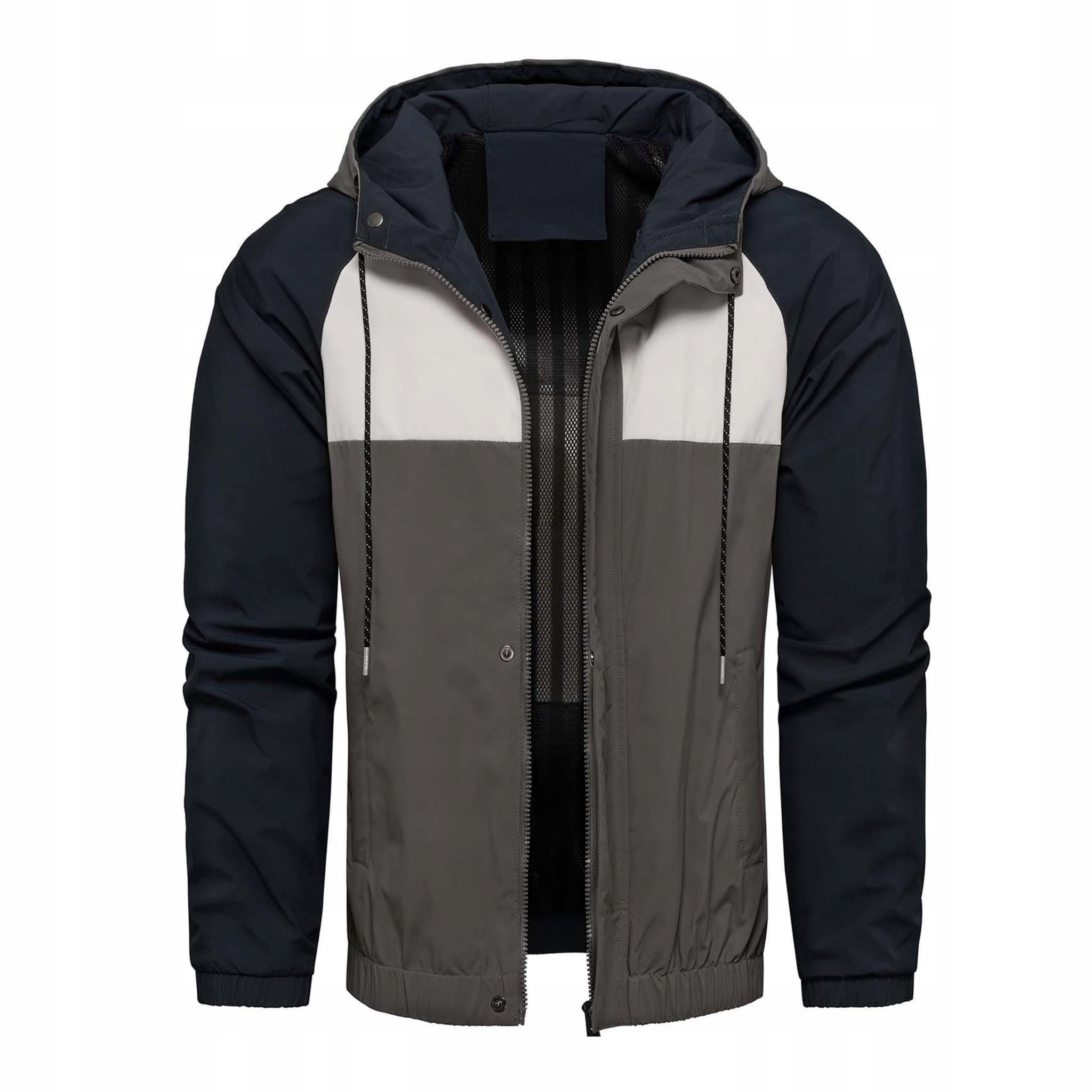 Pánská přechodová bunda na jaro s kapucí XL