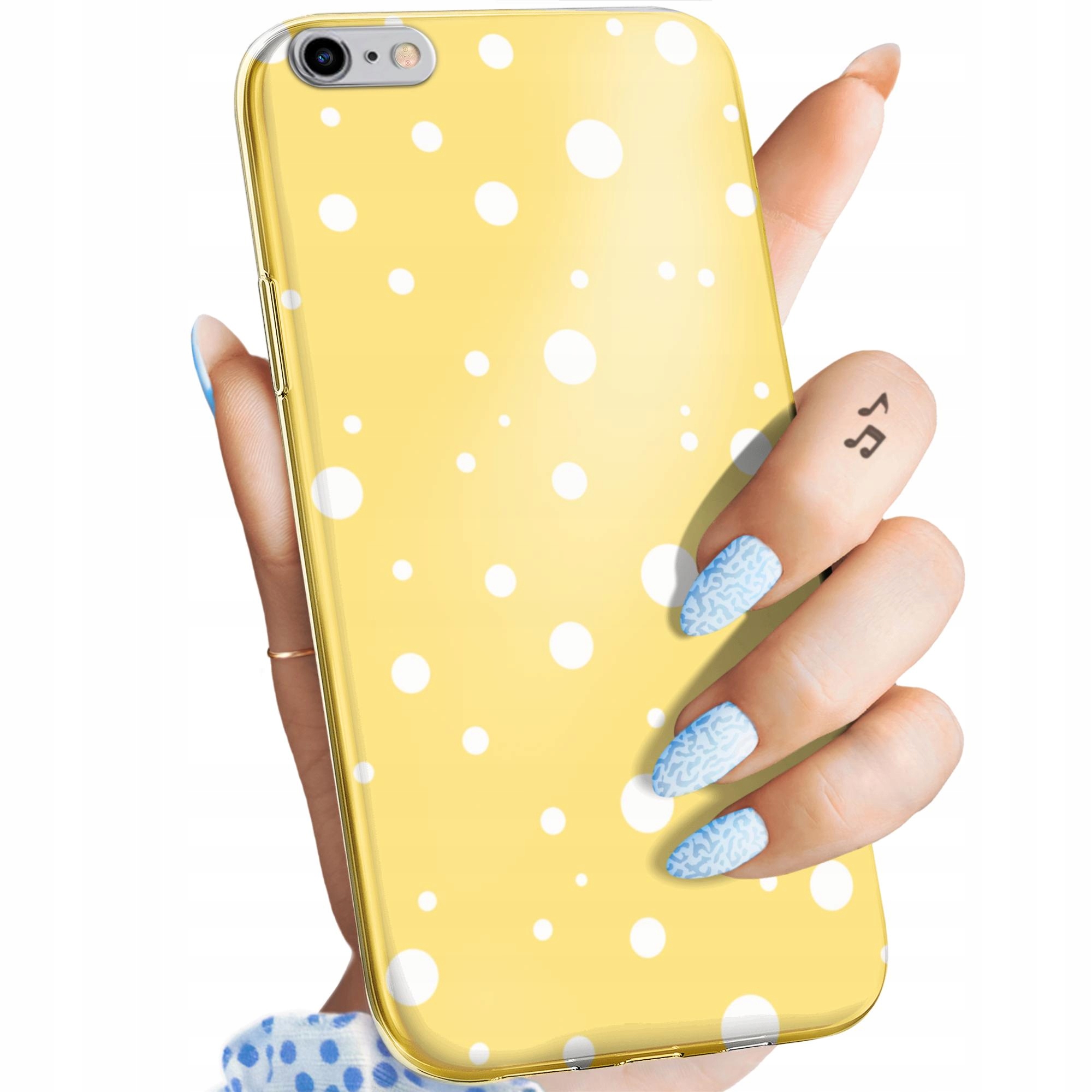 Etui Do Iphone 6 Plus 6S Plus Kropki Grochy Bokeh Dots Obudowa Case