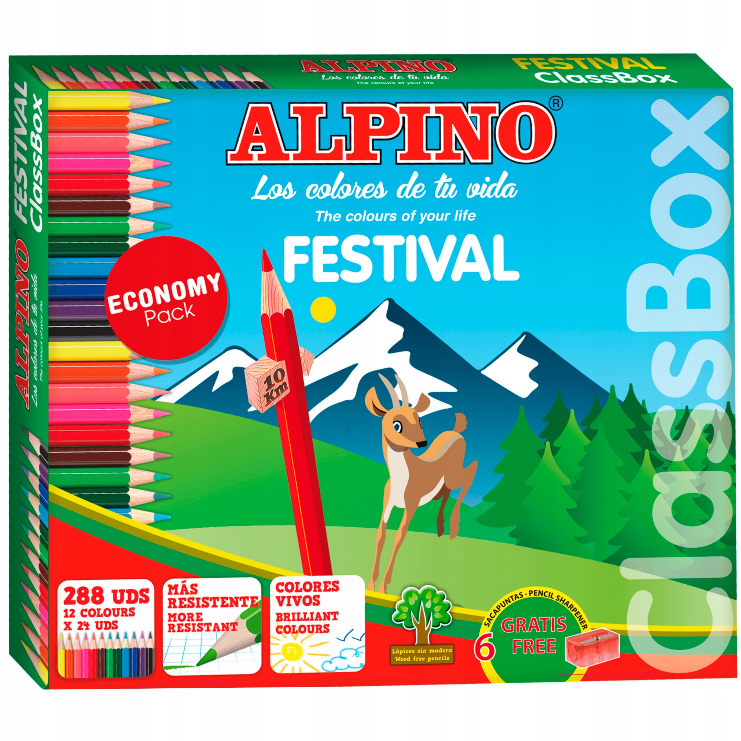 Kredki ołówkowe Alpino 288 szt.