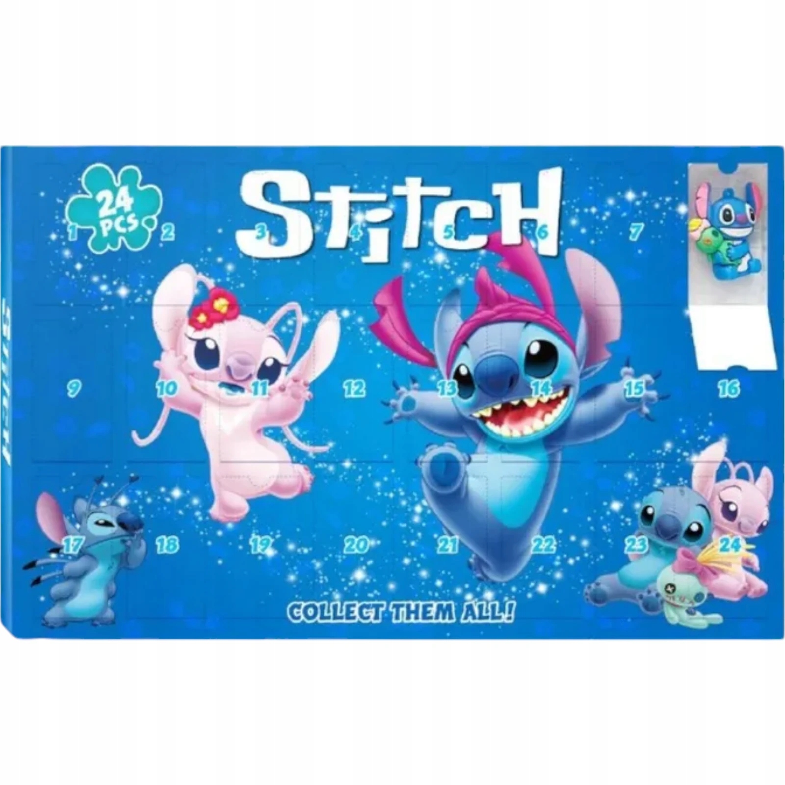 Адвент-календарь Stitch, 24 фигурки-брелока — фото 6