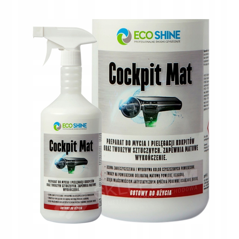 

Eco Shine Cockpit Mat pielęgnacja kokpitu deski 1L