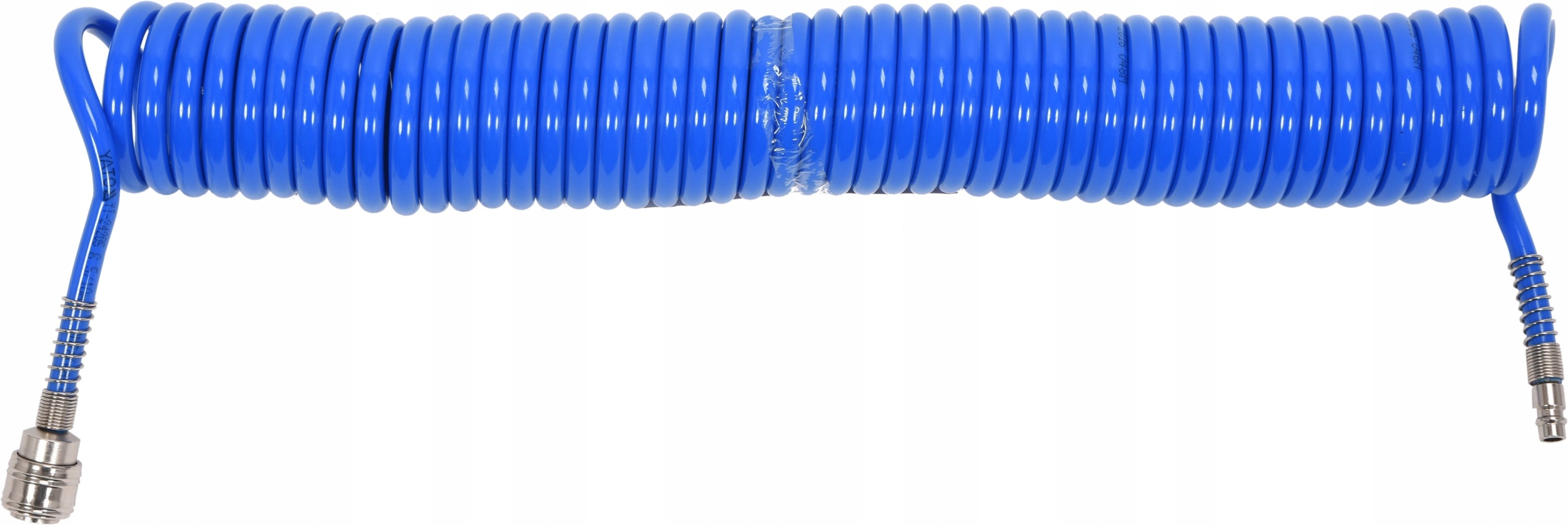Yato Wąż Spiralny Pneumatyczny Do Kompresora 6,5x10mm 10M Z Szybkozłączami