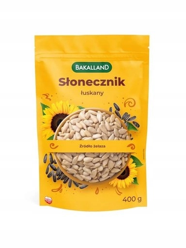 5 x Bakalland Slunečnicová Semínka Loupaná 400G