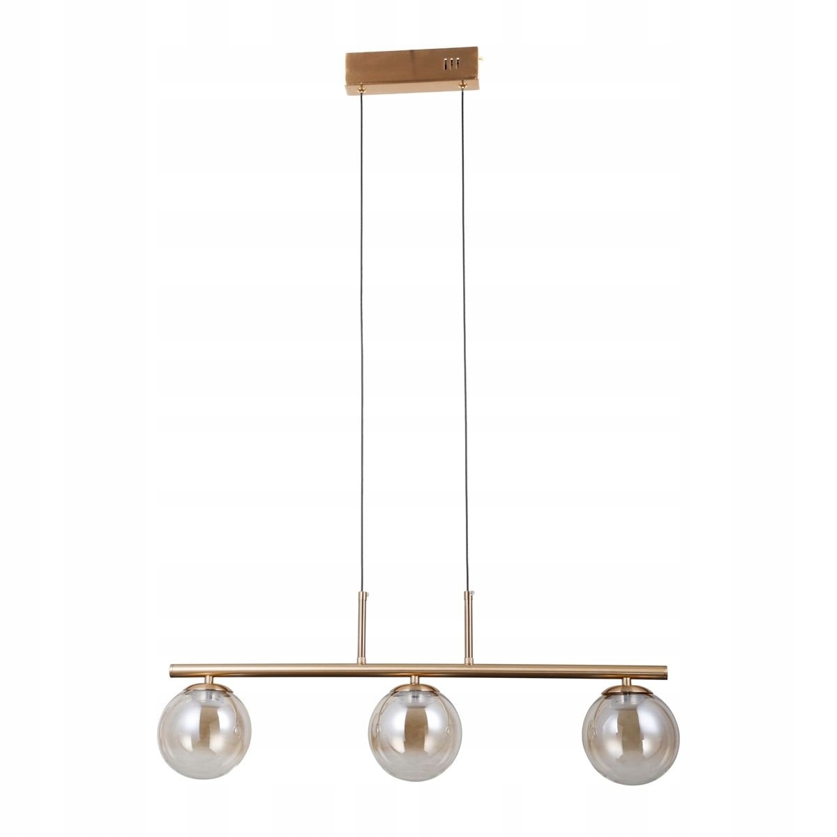 Závesná Led lampa Stropný luster Zlatá 3xLED 15W Velada Italux