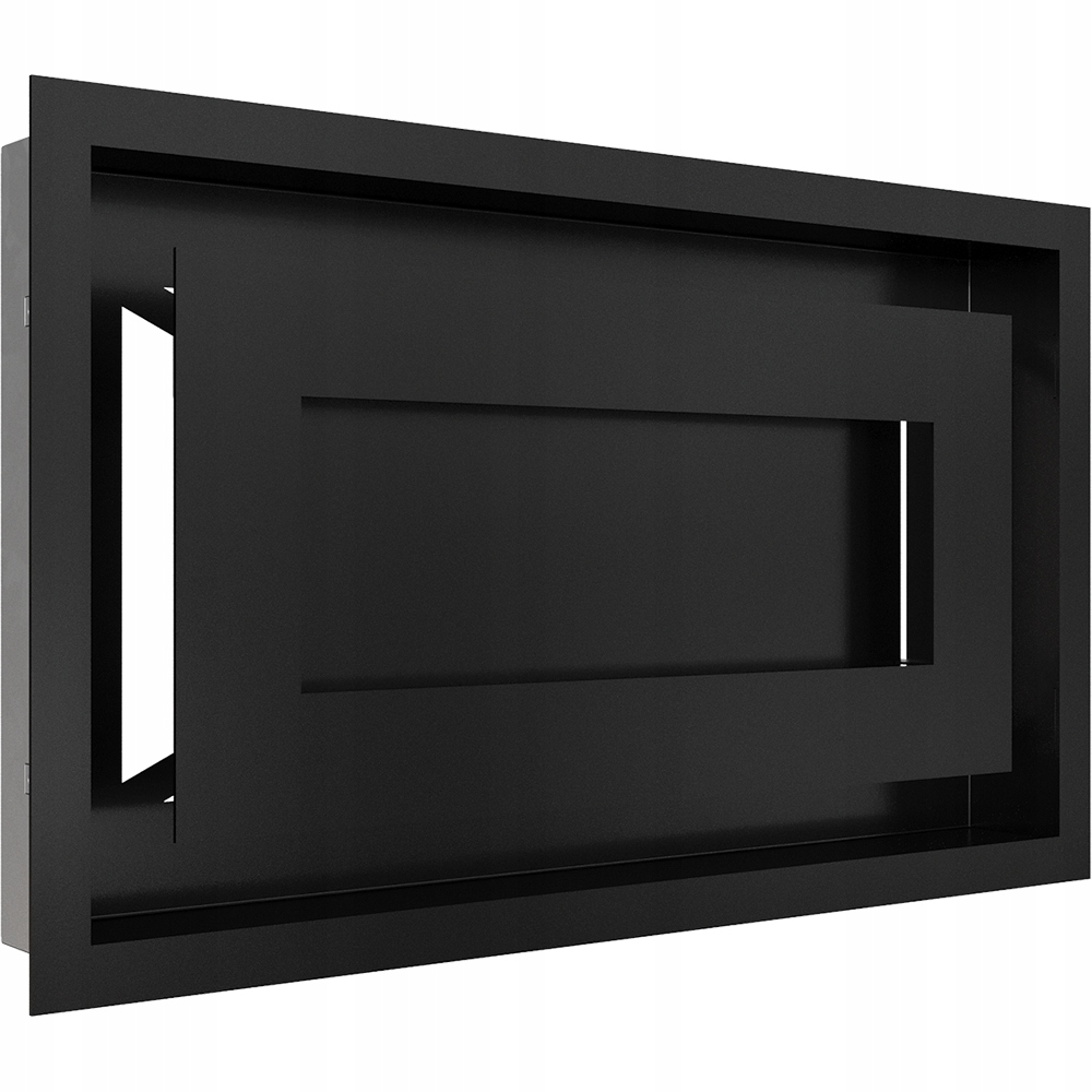 Ventilační mřížka do krbu Wind 22x37 černá