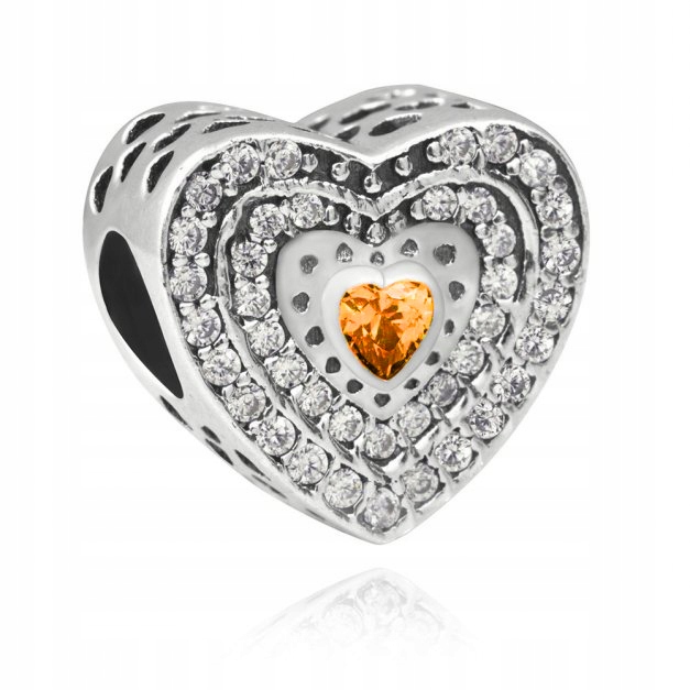 Stříbrný přívěsek Ag 925 srdce CH1470422