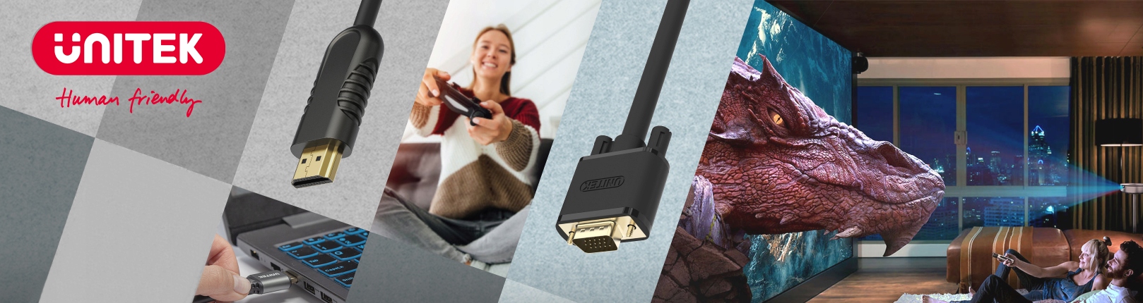 UNITEK Kabel Adapter USB-C DisplayPort 1.4 8k 60hz Długość 0.15 m