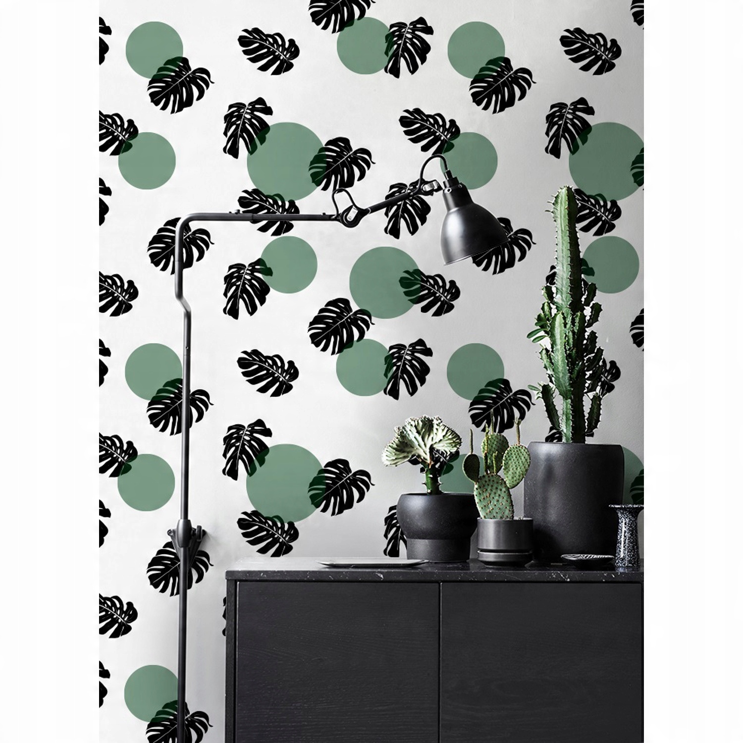 

Fototapeta Kropki z hawajskimi liśćmi 312x219 cm