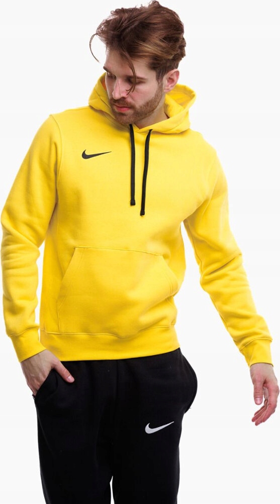 Pánská Mikina Nike Team Club Hoodie Klokanka Žlutá, velikost 2XL